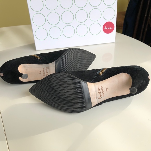 Boden Black Suede Boots - Picture 5 of 14